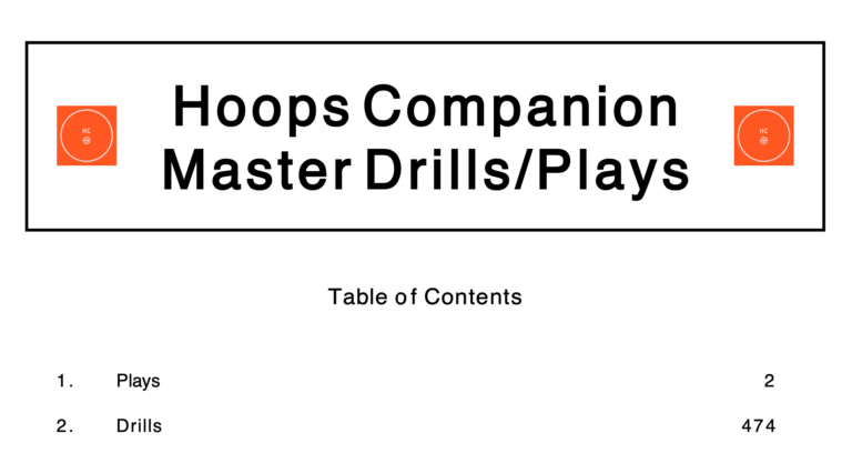 Hoops Companion Master Playbook